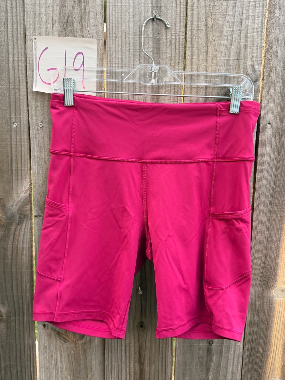 Lululemon Fast and Free High-Rise Short 8" Wild Berry Size 10